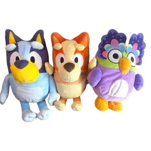 Bluey and Friends Plush Toy Trio
